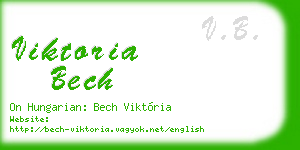 viktoria bech business card