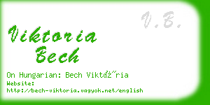 viktoria bech business card